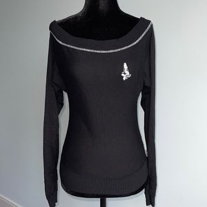 Gsus off the shoulder sweater. XS